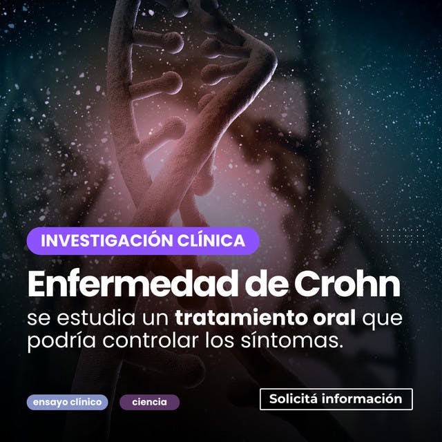 Ensayo clínico para pacientes con enfermedad de Crohn